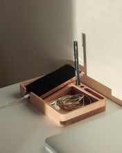 Load image into Gallery viewer, Yuu wooden desk organizer
