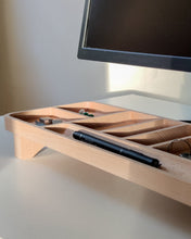 Load image into Gallery viewer, Rin wooden desk organizer
